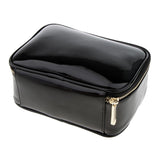 Max PU Travel Cosmetic Storage Makeup Bag Toiletry Wash Organizer Pouch Black