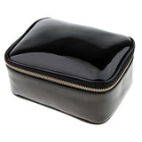 Max PU Travel Cosmetic Storage Makeup Bag Toiletry Wash Organizer Pouch Black