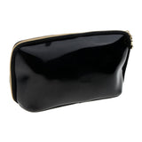 Max PVC Traveling Makeup Organizer Bag Portable Toiletry Zipper Pouch Black