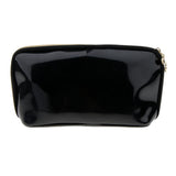 Max PVC Traveling Makeup Organizer Bag Portable Toiletry Zipper Pouch Black