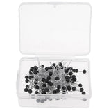 Maxbell 100pcs Multicolor Pearlized Head Pins for DIY Jewelry Components Black - Aladdin Shoppers