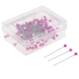 Max 100pcs Multicolor Pearlized Head Pins for DIY Jewelry Components Rose