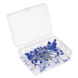 Maxbell 100pcs Multicolor Pearlized Head Pins for DIY Jewelry Components Royalblue - Aladdin Shoppers
