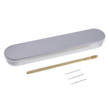 Max 3x Copper Crochet Hook Needles Kit for Beads Ring Dreadlock Lace Wig Making