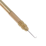 Max 3x Copper Crochet Hook Needles Kit for Beads Ring Dreadlock Lace Wig Making