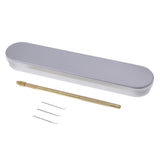 Max 3x Copper Crochet Hook Needles Kit for Beads Ring Dreadlock Lace Wig Making