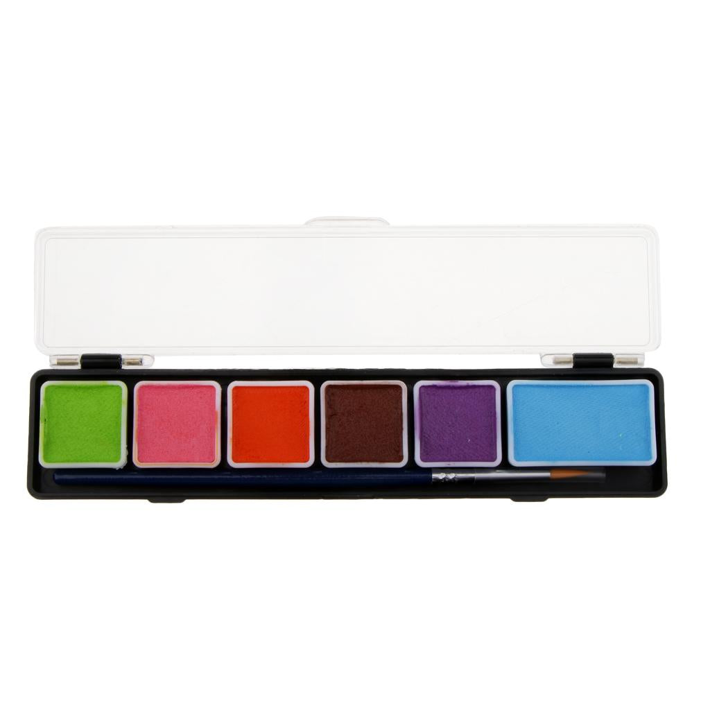 Max Non-toxic Face & Body Paint Painting Make Up Fancy Party Art Tool Kit RT005B