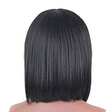 Maxbell Fashion Silky Natural Long Straight Human Hair Cosplay Wig&Bangs For Ladies