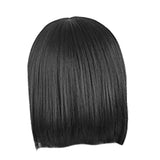 Maxbell Fashion Silky Natural Long Straight Human Hair Cosplay Wig&Bangs For Ladies