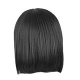 Maxbell Fashion Silky Natural Long Straight Human Hair Cosplay Wig&Bangs For Ladies
