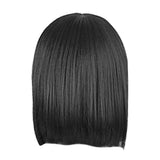 Maxbell Fashion Silky Natural Long Straight Human Hair Cosplay Wig&Bangs For Ladies