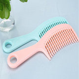 2x Pro Hair Brush Detangling Hairdressing Curved&Wavy Wide Teeth Salon Combs