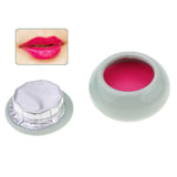 Max 10g Natural Moisturizing Lipstick Lip Makeup Pigment Lip Gloss with Brush Rose Red