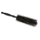 Maxbell Twill Round Comb Bristle Hair Brush Wood Handle for Hair Drying Styling 15mm - Aladdin Shoppers