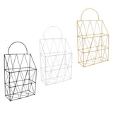 Maxbell Multi-function Magazine Newspaper Storage Basket Book Holder Organizer Black