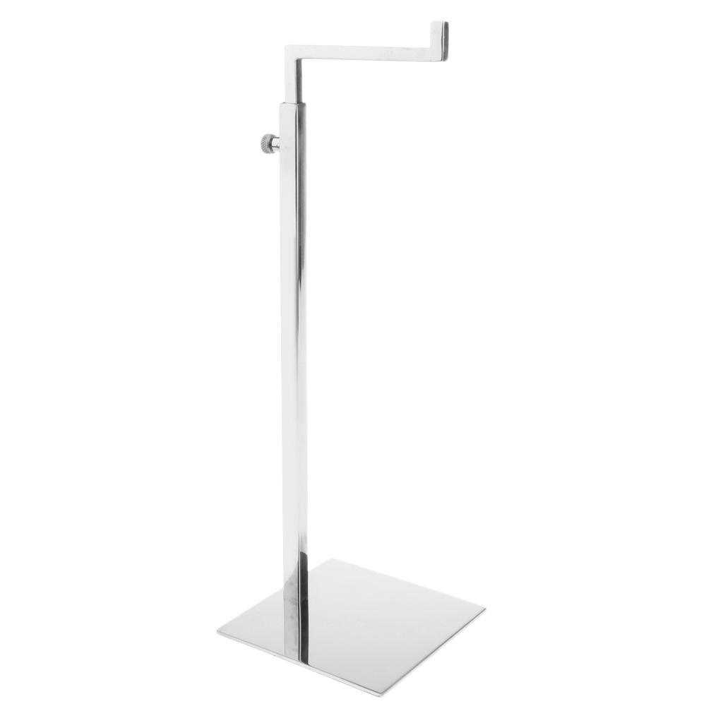 Stainless Steel Adjustable Metal Handbag Bag Display Stand Holder Rack Silver