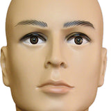 Male Mannequin Manikin Head Model for Glasses Caps Wigs Jewelry Display Stand