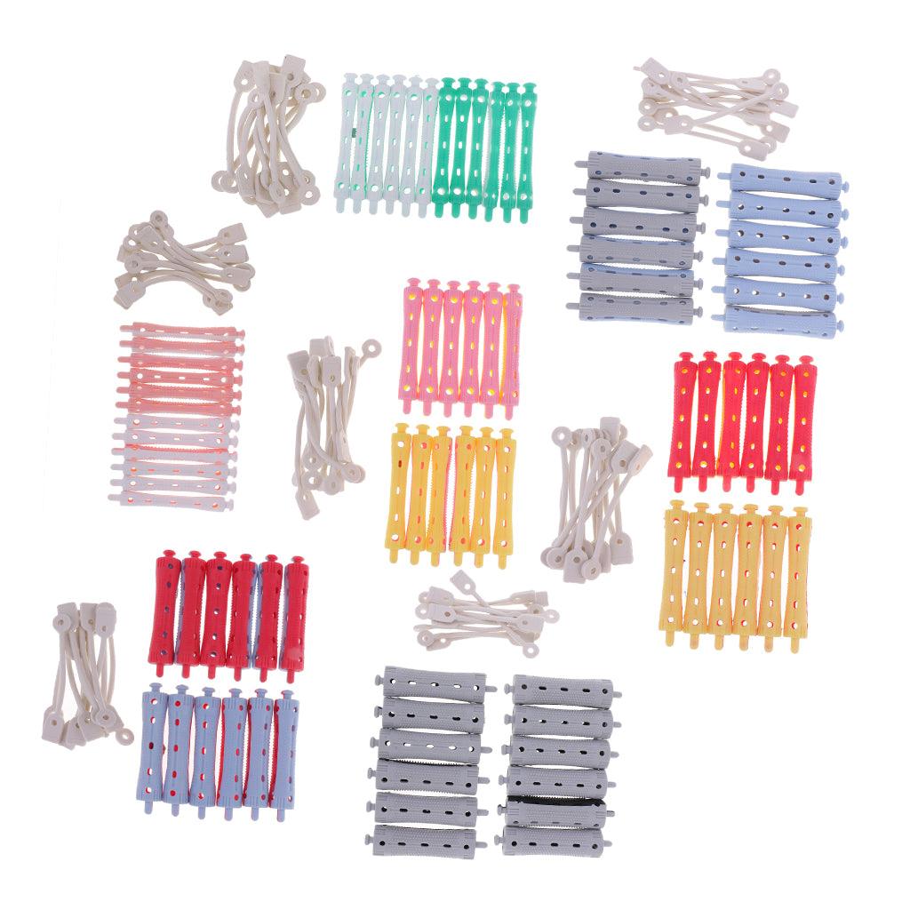 12x Hair Curler Clamps Hairdreser Perm Rods Hair Styling DIY Tool 7 x 1.7cm