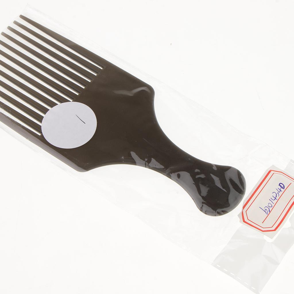 Handheld Afro Hair Pick Lift Comb Wide Tooth Curly Hairdressing Styling Comb