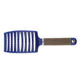 Maxbell Large Curved Vented Hair Brush for Detangling Drying Scalp Massage Blue - Aladdin Shoppers