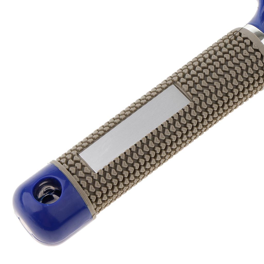 Salon Bristle Hair Brush Hair Styling Scalp Massage Vent Paddle Comb Blue