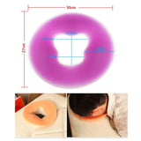 Beauty Salon SPA Massage Bed Silicone Face Pad Relax Cushion Pillow Purple