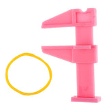 10pcs/set PVC Nail Repair Clip Nail Tips Reshape Tool Nail Pincher Pink