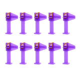 Max 10pcs/set Plastic Nail Repair Clip Nail Tips Reshape Tool Nail Pincher Purple