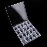 Max Empty Plastic Nail Art Tips Storage Case Jewelry Decor Container Clear