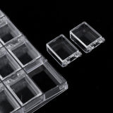 Max Empty Plastic Nail Art Tips Storage Case Jewelry Decor Container Clear
