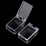 Max Empty Plastic Nail Art Tips Storage Case Jewelry Decor Container Clear