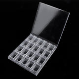 Max Empty Plastic Nail Art Tips Storage Case Jewelry Decor Container Clear