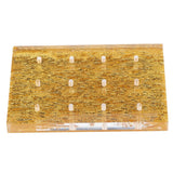 Max Acrylic 12 Manicure Nail Drill Bits Holder Display Stand Storage Organizer Gold
