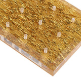 Max Acrylic 12 Manicure Nail Drill Bits Holder Display Stand Storage Organizer Gold