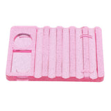 Max Nail Art Polish Pen Rest Holder Organizer Stand for UV Gel Brushes Pink