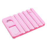 Max Nail Art Polish Pen Rest Holder Organizer Stand for UV Gel Brushes Pink