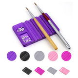 Max Nail Art Polish Pen Rest Holder Organizer Stand for UV Gel Brushes Pink