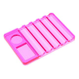 Max Nail Art Polish Pen Rest Holder Organizer Stand for UV Gel Brushes Rose Red