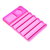 Max Nail Art Polish Pen Rest Holder Organizer Stand for UV Gel Brushes Rose Red