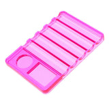 Max Nail Art Polish Pen Rest Holder Organizer Stand for UV Gel Brushes Rose Red
