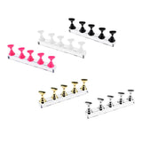 Max Top False Tips Display Stand Training Practice Holder Nail Art Accessories Gold