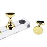 Max Top False Tips Display Stand Training Practice Holder Nail Art Accessories Gold