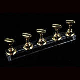 Max Top False Tips Display Stand Training Practice Holder Nail Art Accessories Gold