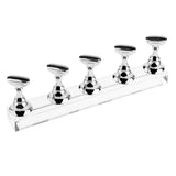 Top False Tips Display Stand Training Practice Holder Nail Art Accessories Silver