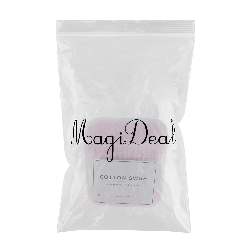 200x Dual Head Cotton Buds Swab Tip Sticks Wooden Makeup Applicator Pink