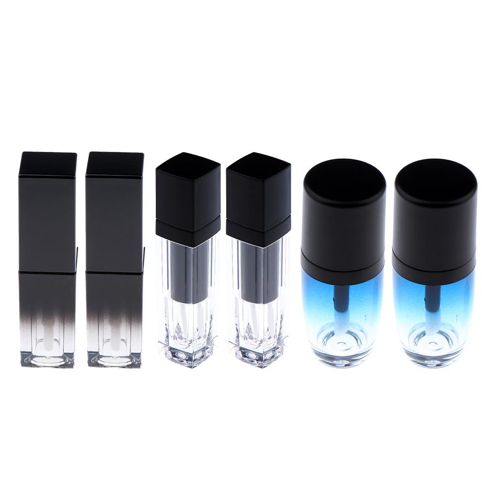 2x 4.5ML Empty Lip Gloss Tube Liquid Lipstick DIY Containers Vials Gradient