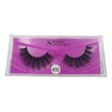 1 Pair 3D Eyelashes Extension Fibre False Eye Lashes Makeup Long Natural #32