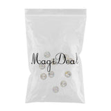 Max 10pcs Nail Art 3D Bling Glass Diamond Tips Decoration Beauty Nail Charms C