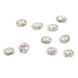 Max 10pcs Nail Art 3D Bling Glass Diamond Tips Decoration Beauty Nail Charms C