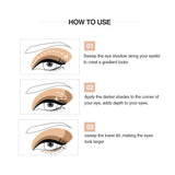 Max Shiny Pearl-luster Makeup Eyeshadow Assorted Color Beauty Eyshadow Palette D